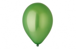 Воздушный шарик зеленый 35 см с лентой 27-1548