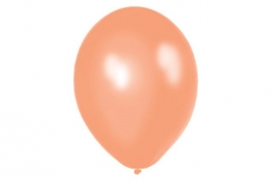 Воздушный шарик персиковый 30 см с лентой 27-1037