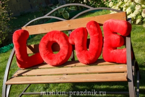 Буквы " LOVE "для фотосессии