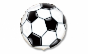 Шар фольгированный "Футбольный мяч", диаметр 45 см 27-2506