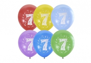 Воздушные шарики "Цифра 7", набор из 10 шт. 27-2560