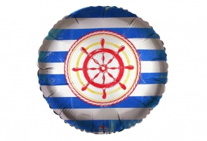 Шар фольгированный "Морской", диаметр 45 см 27-2896