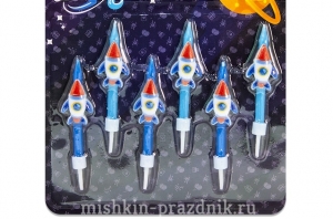 Набор свечей "Космические ракеты" 25-4425
